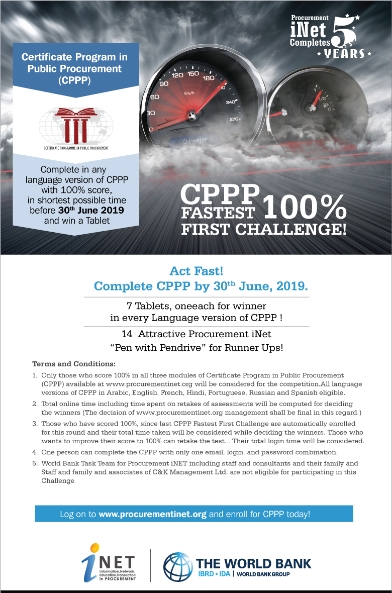 CPPP Fastest 100% Challenge Launched